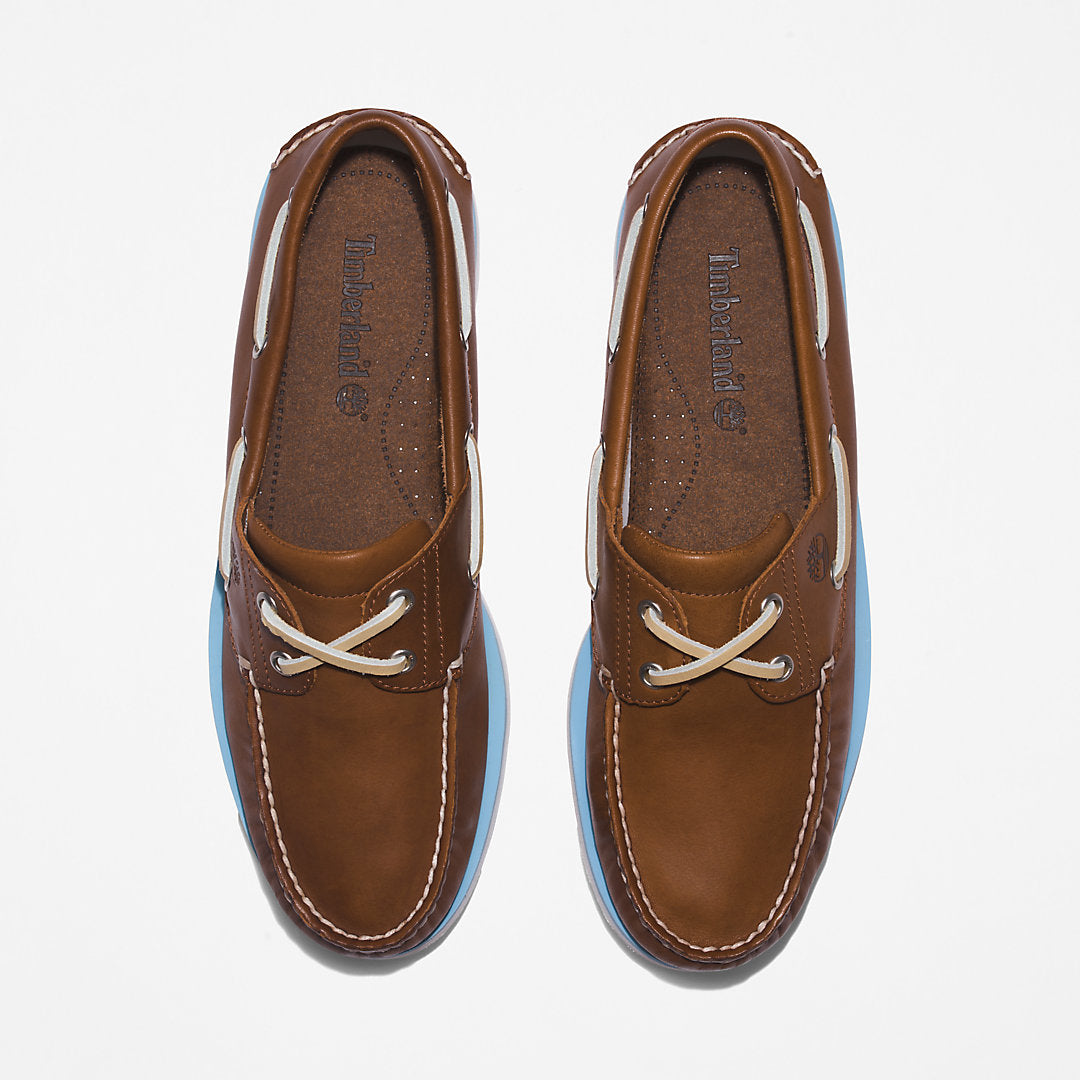Timberland Mens Timberland® 2-Eye Classic Boat Shoe for Men in Brown