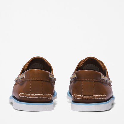 Timberland Mens Timberland® 2-Eye Classic Boat Shoe for Men in Brown