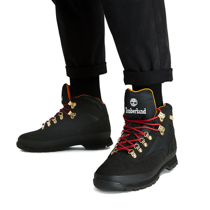 Timberland Mens Timberland® Euro Hiker Hiking Boot for Men in Black