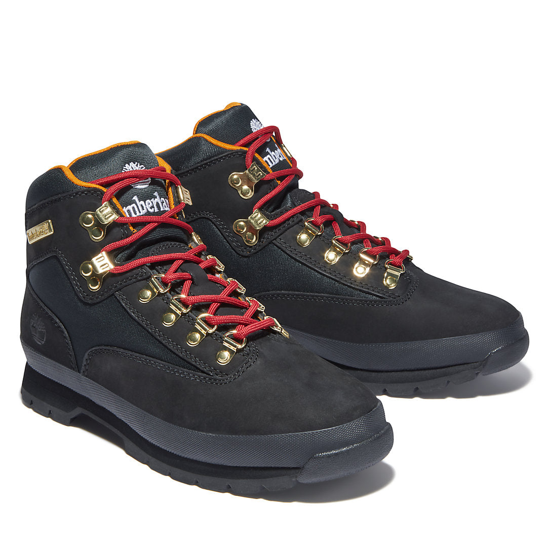 Timberland Mens Timberland® Euro Hiker Hiking Boot for Men in Black