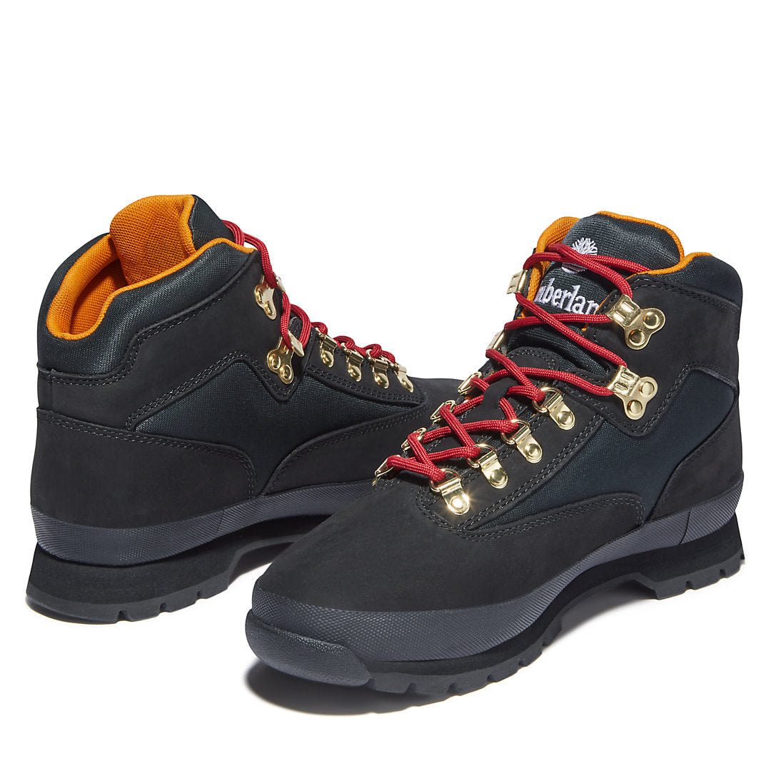 Timberland Mens Timberland® Euro Hiker Hiking Boot for Men in Black