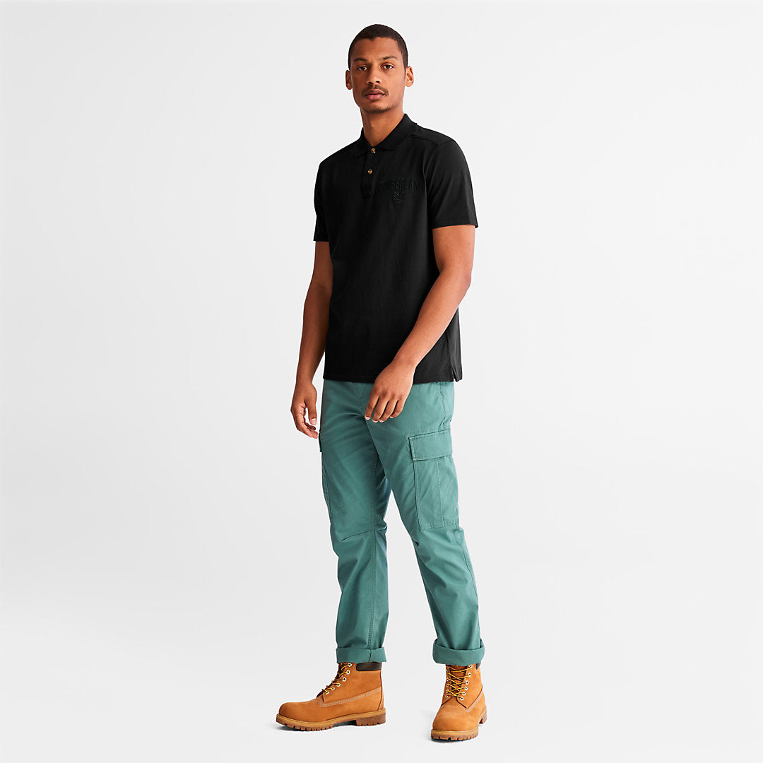 Timberland Mens Outdoor Heritage EK+ Polo Shirt for Men in Black