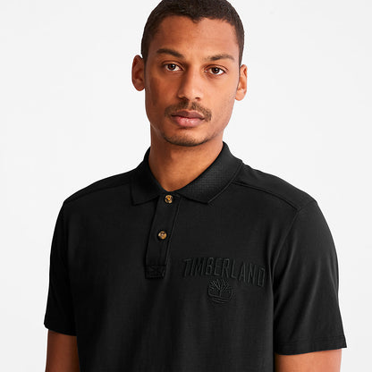 Timberland Mens Outdoor Heritage EK+ Polo Shirt for Men in Black