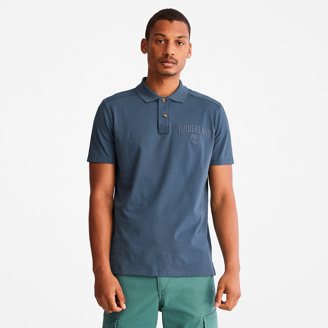 Timberland Mens Outdoor Heritage EK+ Polo Shirt for Men in Blue