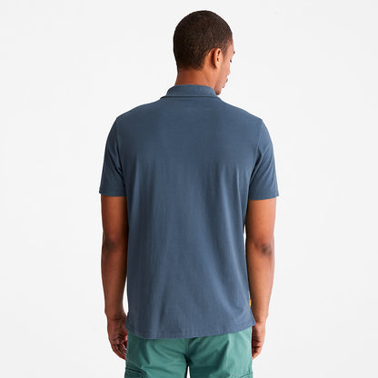 Timberland Mens Outdoor Heritage EK+ Polo Shirt for Men in Blue