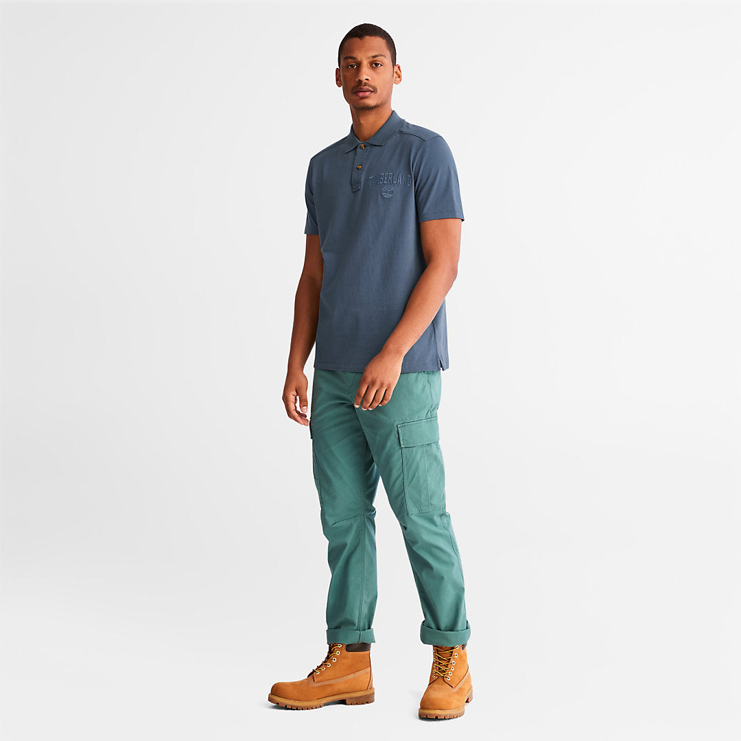 Timberland Mens Outdoor Heritage EK+ Polo Shirt for Men in Blue