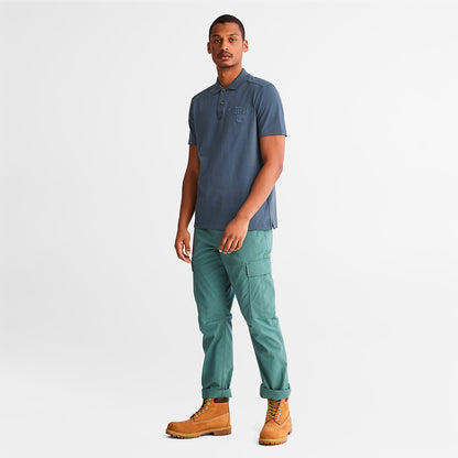 Timberland Mens Outdoor Heritage EK+ Polo Shirt for Men in Blue
