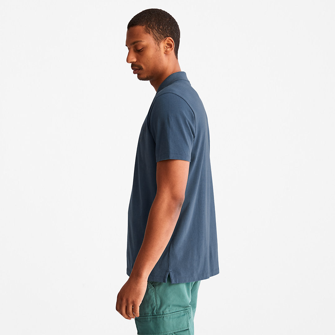 Timberland Mens Outdoor Heritage EK+ Polo Shirt for Men in Blue