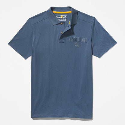 Timberland Mens Outdoor Heritage EK+ Polo Shirt for Men in Blue