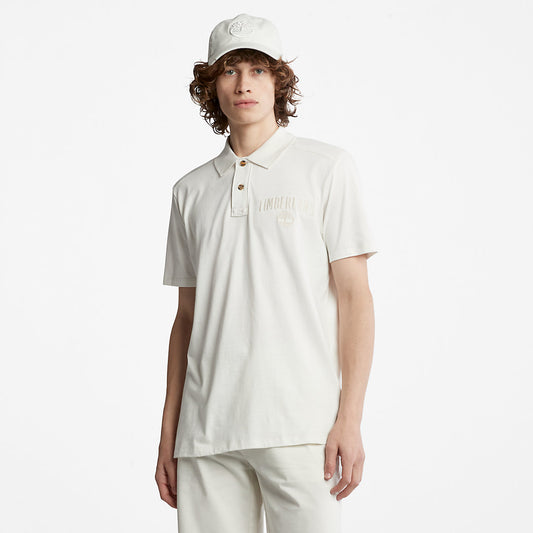 Timberland Mens Outdoor Heritage EK+ Polo Shirt for Men in White