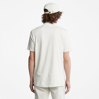 Timberland Mens Outdoor Heritage EK+ Polo Shirt for Men in White