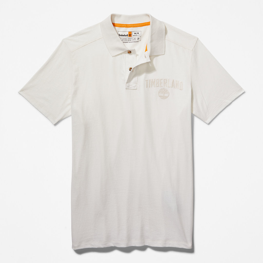 Timberland Mens Outdoor Heritage EK+ Polo Shirt for Men in White