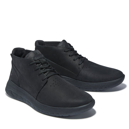 Timberland Mens Bradstreet Ultra Chukka Boot for Men in Monochrome Black