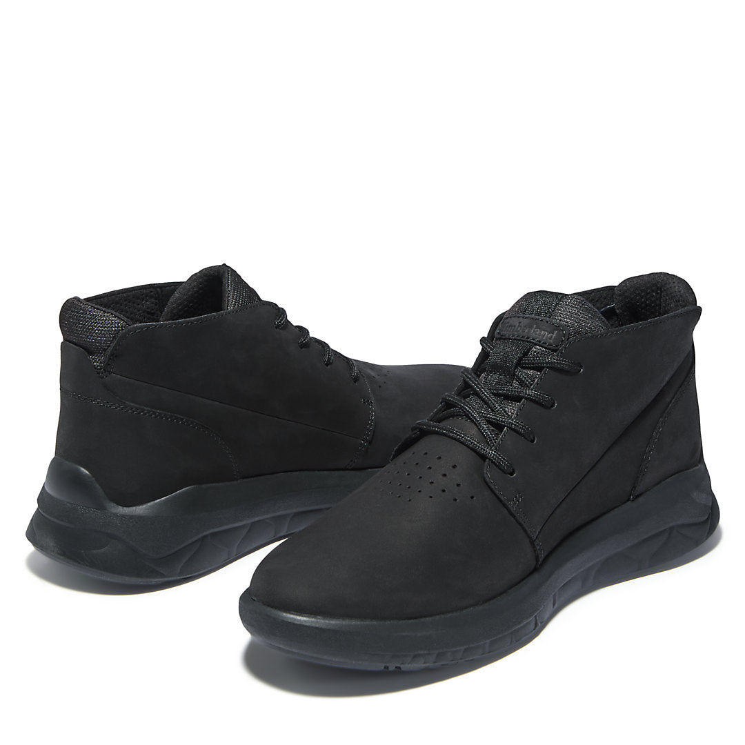 Timberland Mens Bradstreet Ultra Chukka Boot for Men in Monochrome Black