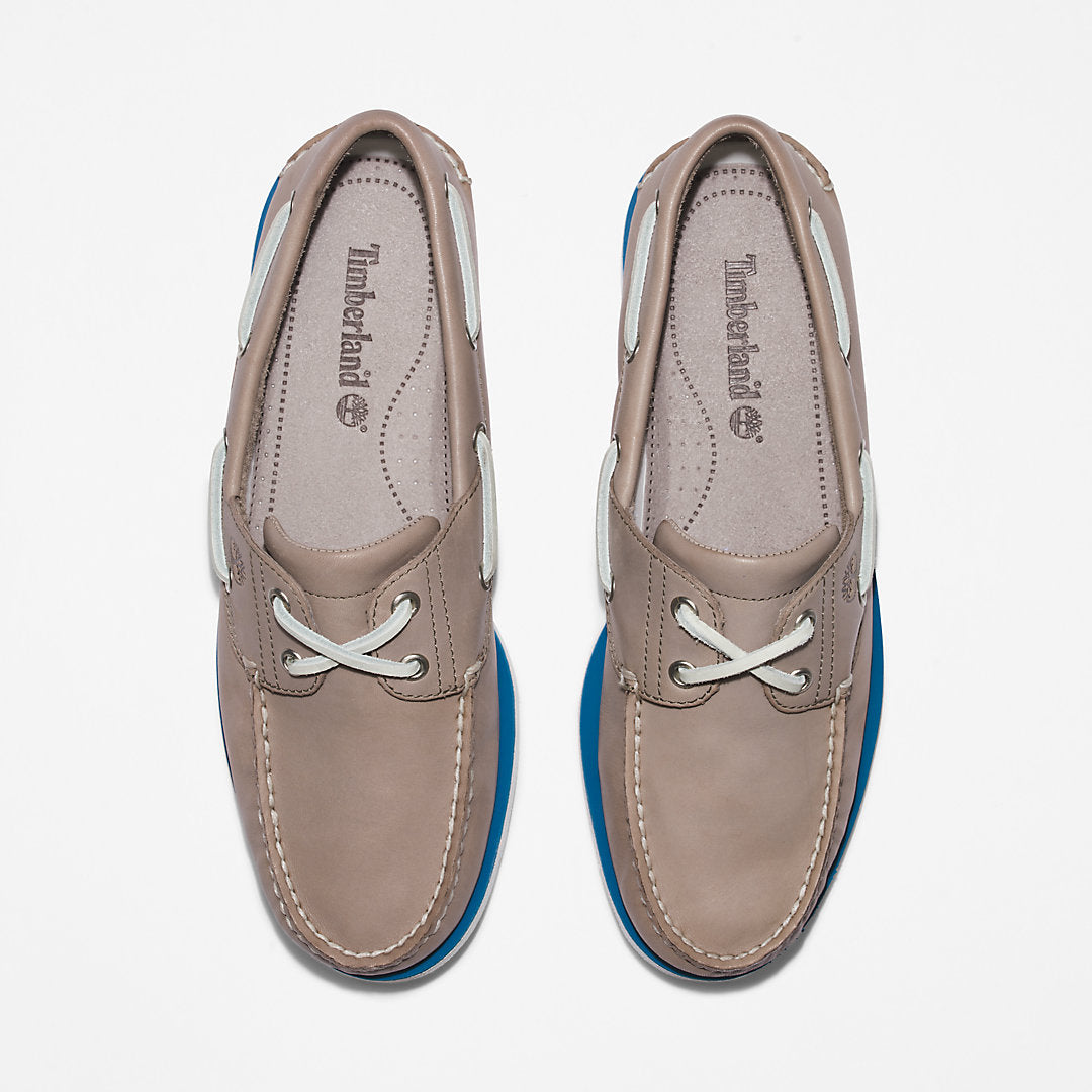Timberland Mens Timberland® 2-Eye Classic Boat Shoe for Men in Grey