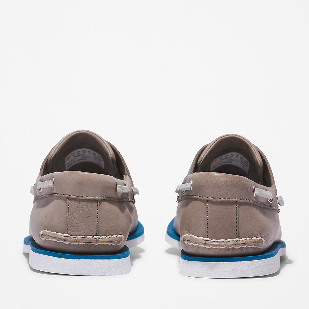 Timberland Mens Timberland® 2-Eye Classic Boat Shoe for Men in Grey