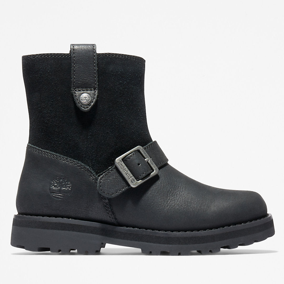 Timberland Kids Courma Kid Side-zip Winter Boot for Youth in Black