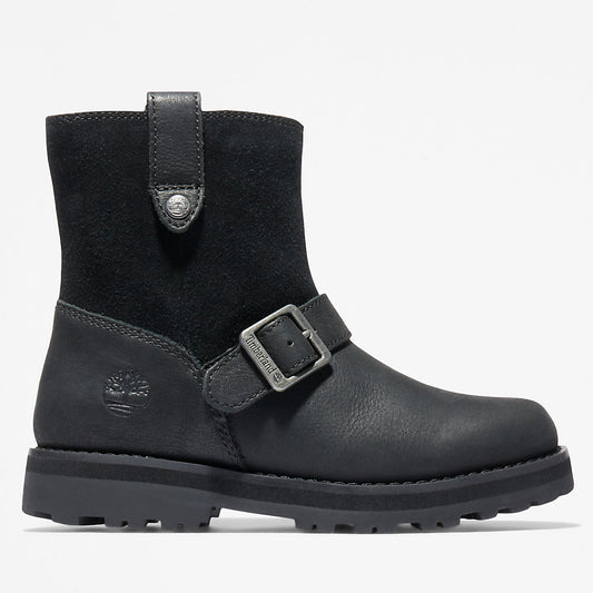 Timberland Kids Courma Kid Side-zip Winter Boot for Youth in Black