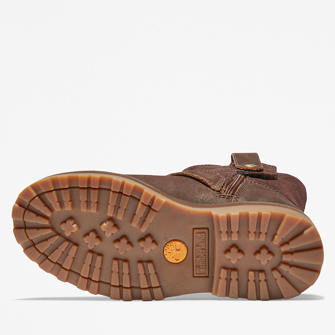 Timberland Kids Courma Kid Side-zip Winter Boot for Youth in Dark Brown