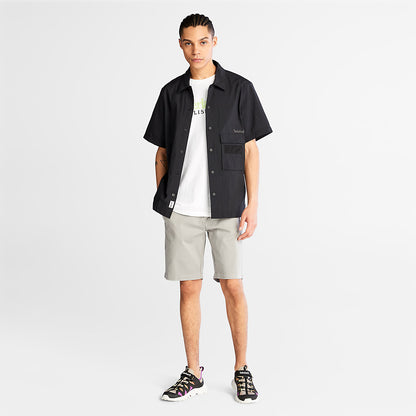 Timberland Mens Quick-Dry Shirt for Men in Black