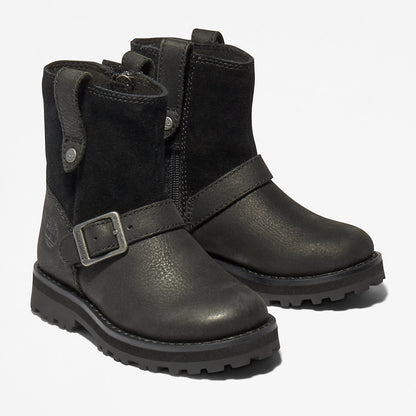 Timberland Kids Courma Kid Side-zip Winter Boot for Toddler in Black