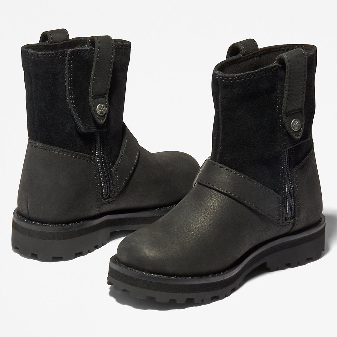 Timberland Kids Courma Kid Side-zip Winter Boot for Toddler in Black