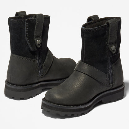 Timberland Kids Courma Kid Side-zip Winter Boot for Toddler in Black