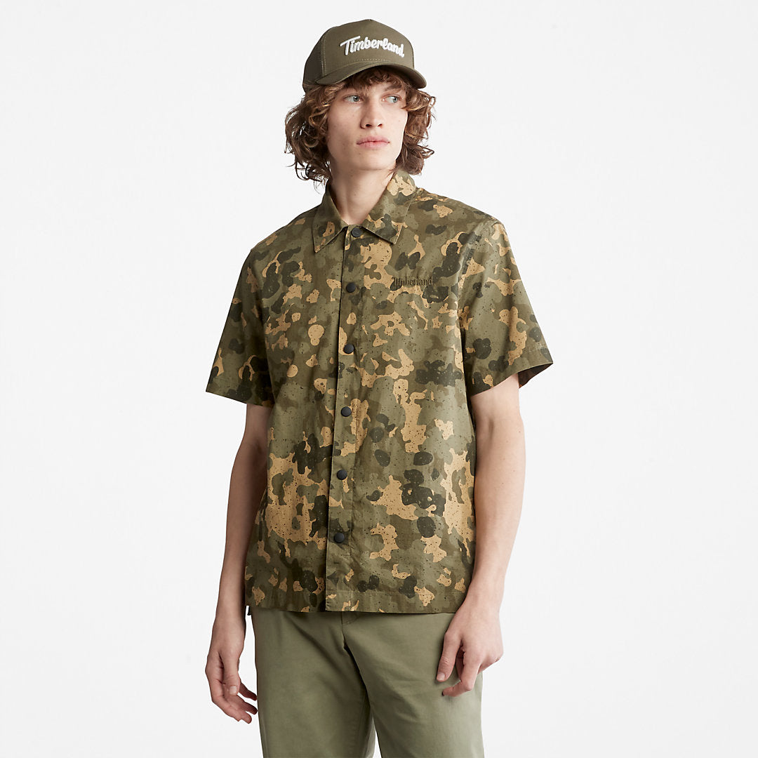 Timberland Mens Outdoor Heritage All-Over Print Shirt for Men in Camo