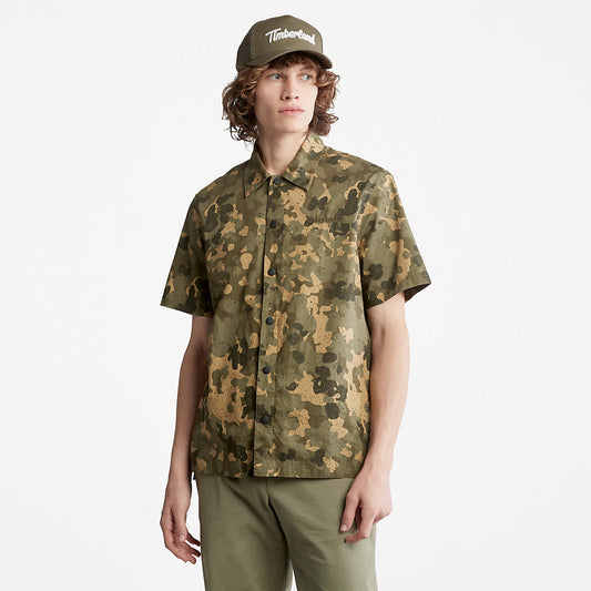Timberland Mens Outdoor Heritage All-Over Print Shirt for Men in Camo