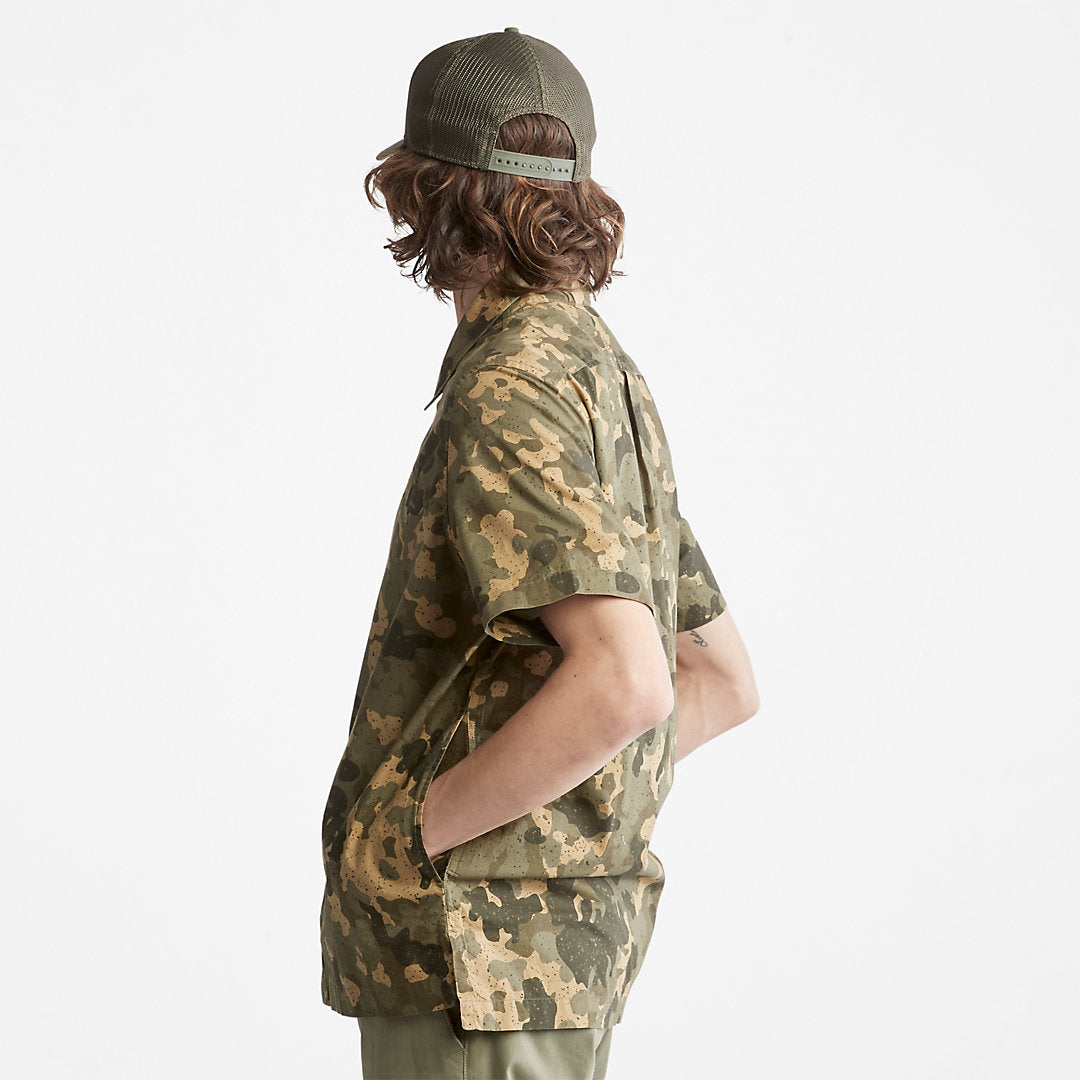 Timberland Mens Outdoor Heritage All-Over Print Shirt for Men in Camo
