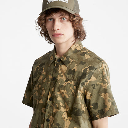 Timberland Mens Outdoor Heritage All-Over Print Shirt for Men in Camo