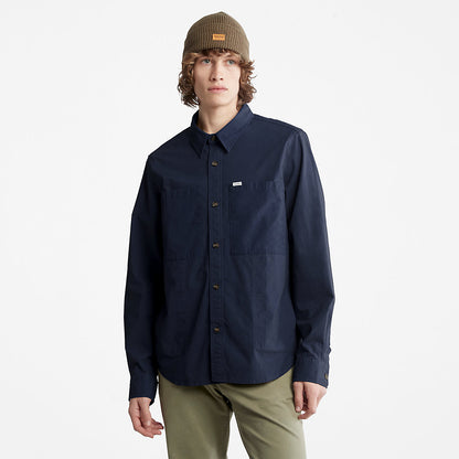 Timberland Mens Outdoor Heritage Overshirt for Men in Navy