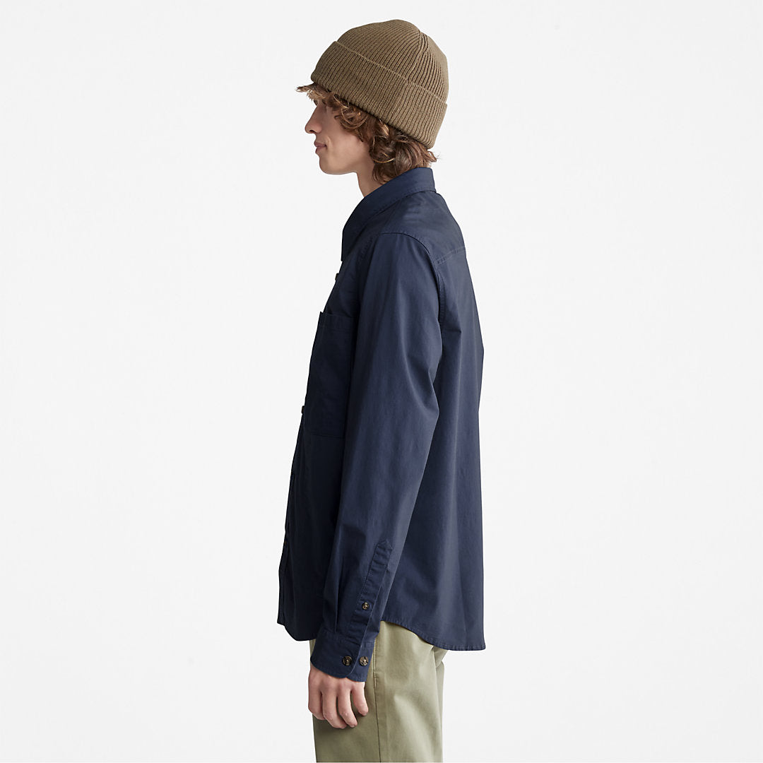 Timberland Mens Outdoor Heritage Overshirt for Men in Navy