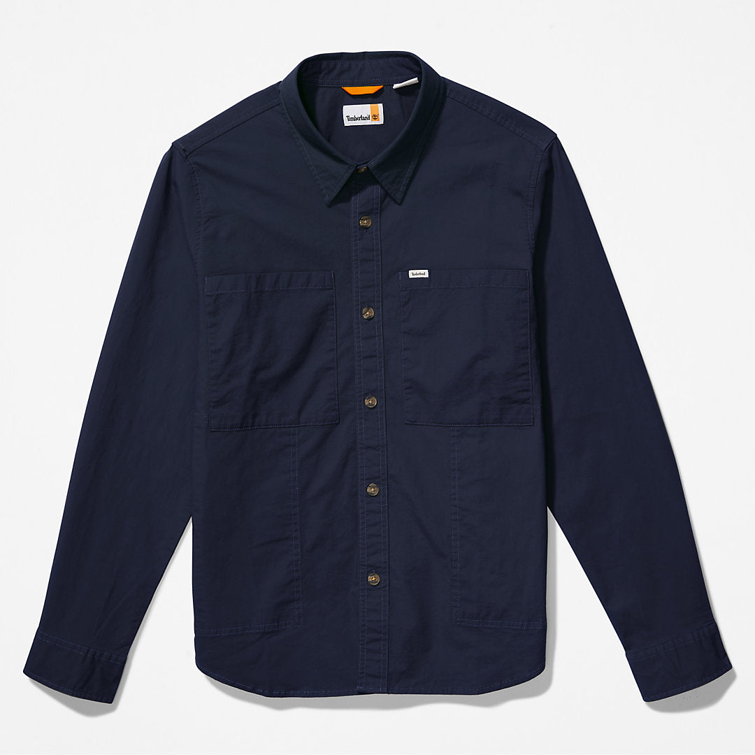 Timberland Mens Outdoor Heritage Overshirt for Men in Navy