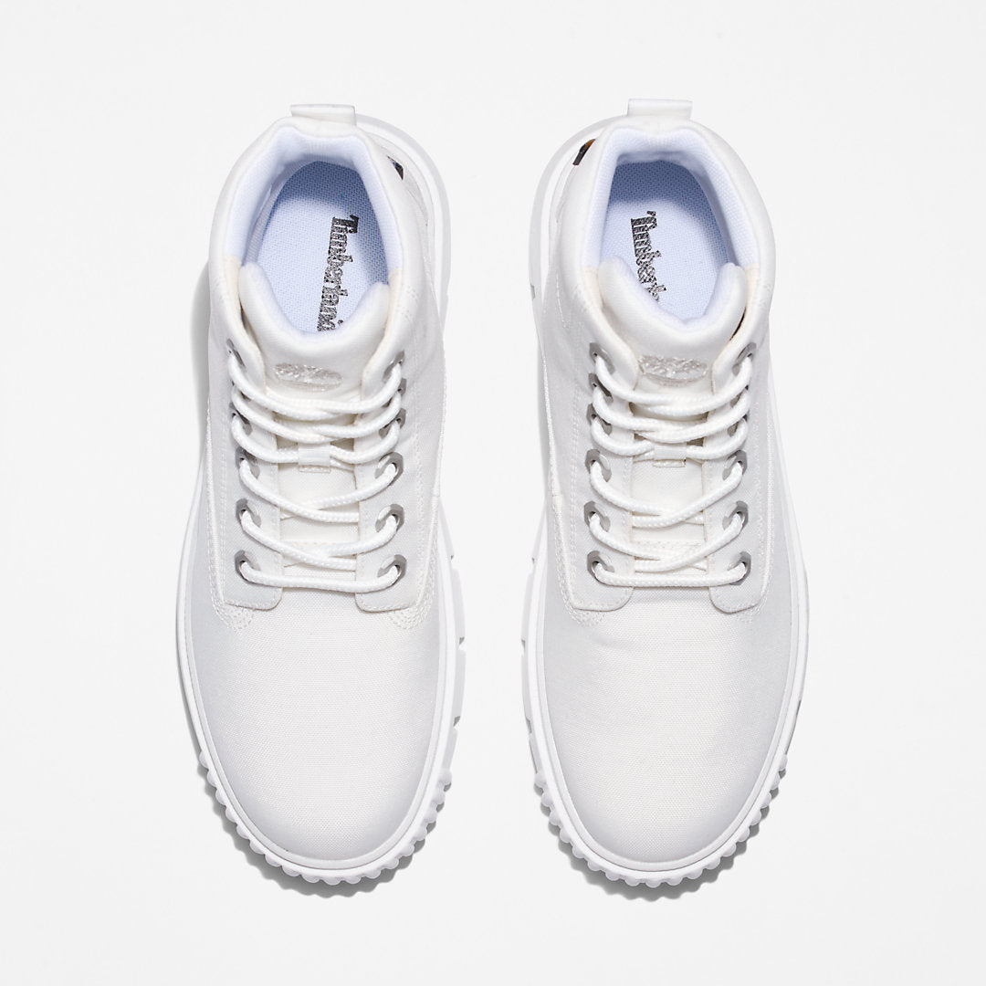 Timberland Womens Greyfield Canvas Boot for Women in White