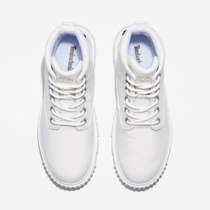 Timberland Womens Greyfield Canvas Boot for Women in White