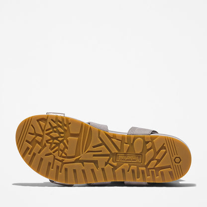 Timberland Womens Malibu Waves Ankle-strap Sandal for Women in Grey