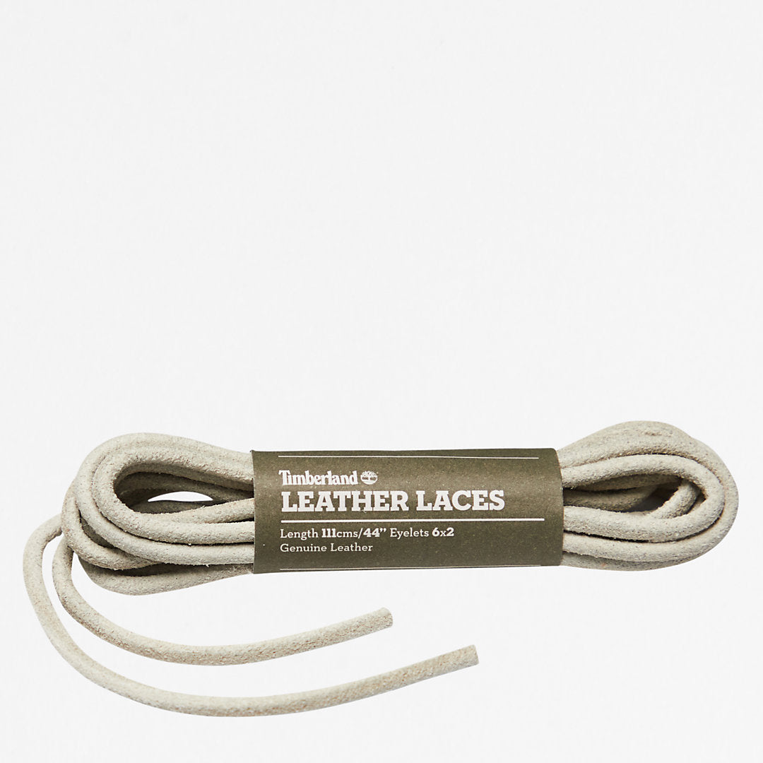 Timberland Mens 44-inch Round Rawhide Replacement Laces in Beige