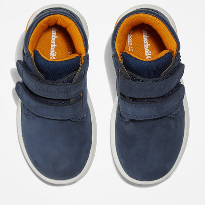 Timberland Kids Toddle Tracks Velcro Chukka for Toddler in Navy