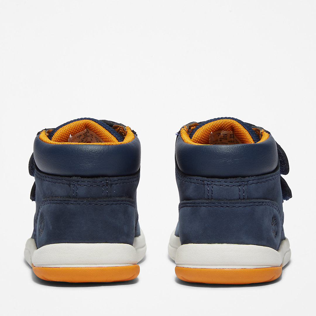 Timberland Kids Toddle Tracks Velcro Chukka for Toddler in Navy