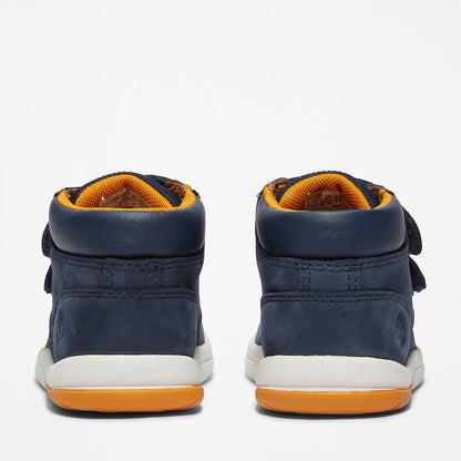 Timberland Kids Toddle Tracks Velcro Chukka for Toddler in Navy