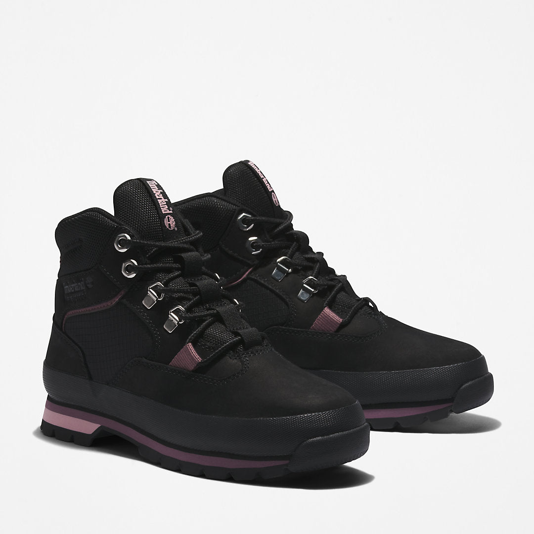 Timberland Womens Euro Hiker Hiking Boot for Women in Black