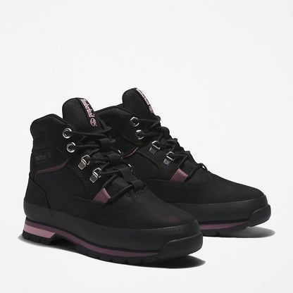 Timberland Womens Euro Hiker Hiking Boot for Women in Black