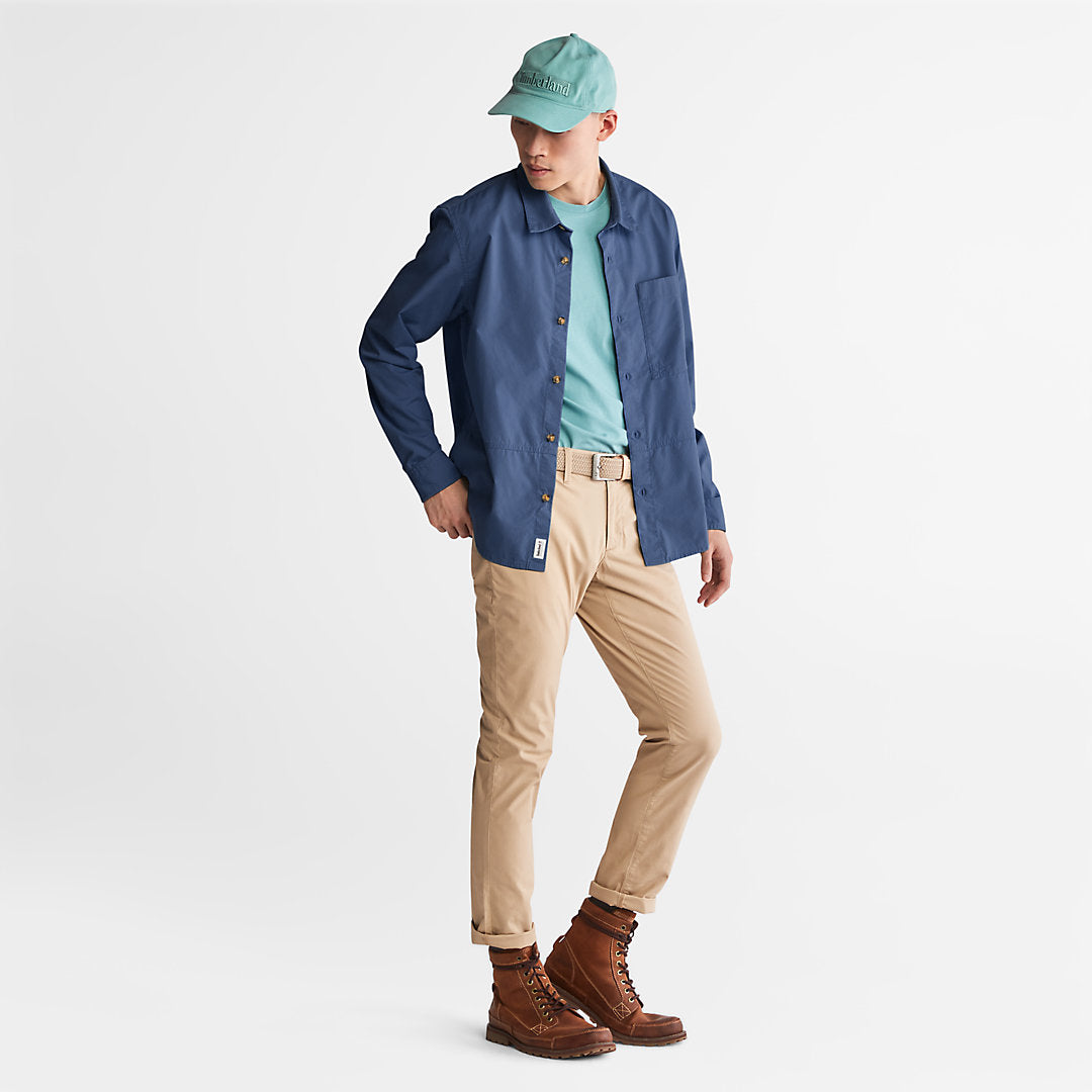 Timberland Mens Outdoor Heritage EK+ Overshirt for Men in Navy