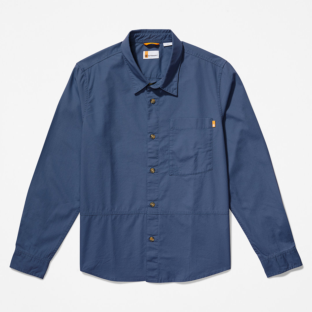 Timberland Mens Outdoor Heritage EK+ Overshirt for Men in Navy