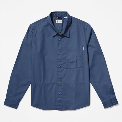 Timberland Mens Outdoor Heritage EK+ Overshirt for Men in Navy