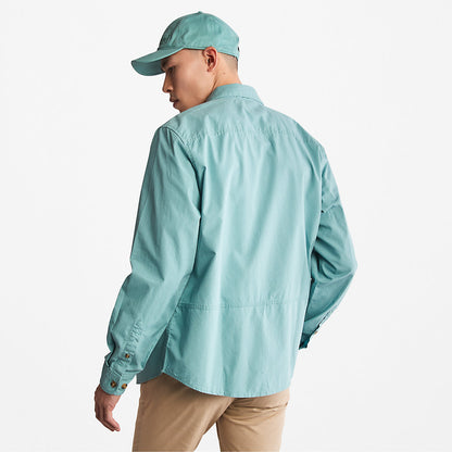Timberland Mens Outdoor Heritage EK+ Overshirt for Men in Blue