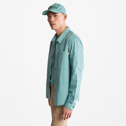 Timberland Mens Outdoor Heritage EK+ Overshirt for Men in Blue
