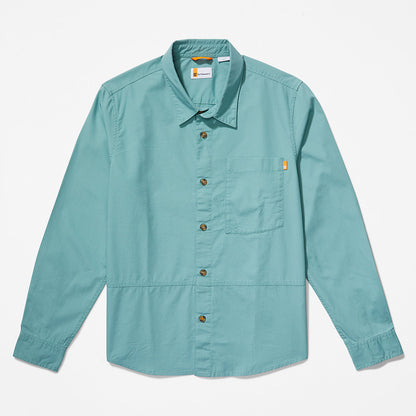 Timberland Mens Outdoor Heritage EK+ Overshirt for Men in Blue