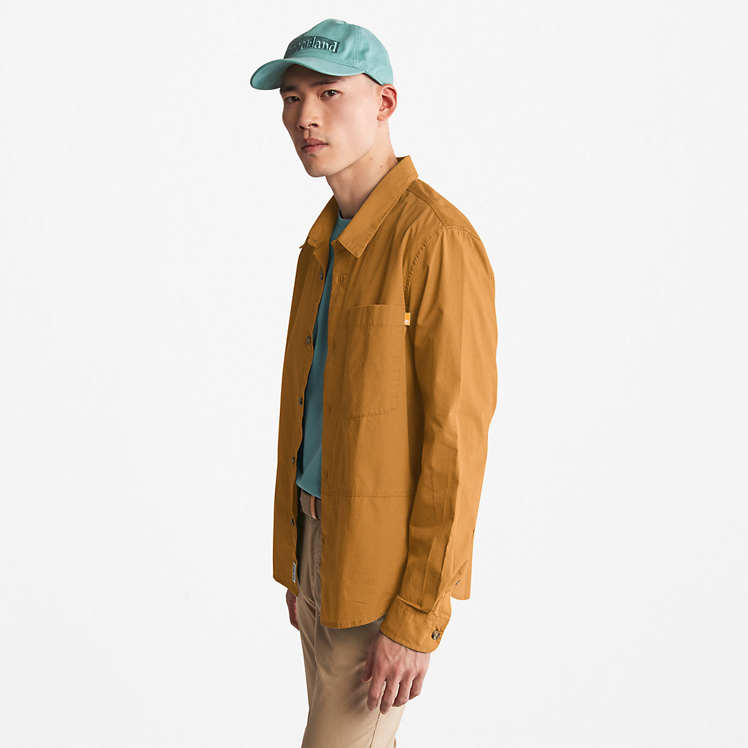 Timberland Mens Outdoor Heritage EK+ Overshirt for Men in Brown